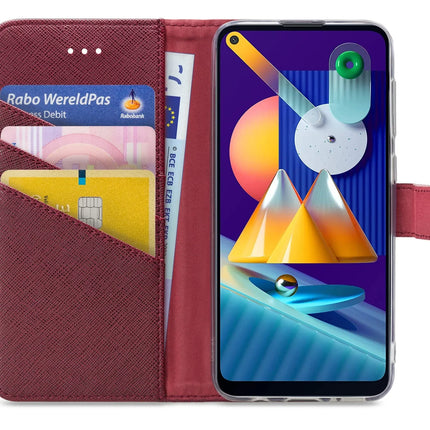 My Style Flex Wallet For Samsung Galaxy M11 Bordeaux