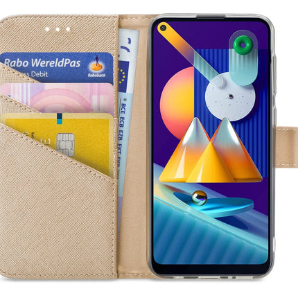 My Style Flex Wallet For Samsung Galaxy M11 Gold