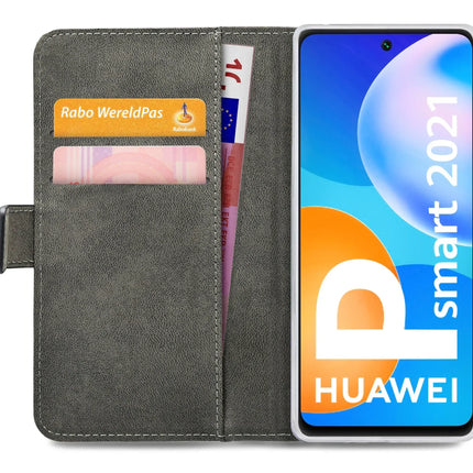 Mobilize Classic Gelly Wallet Book Case Huawei P Smart (2021) Black Mobilize