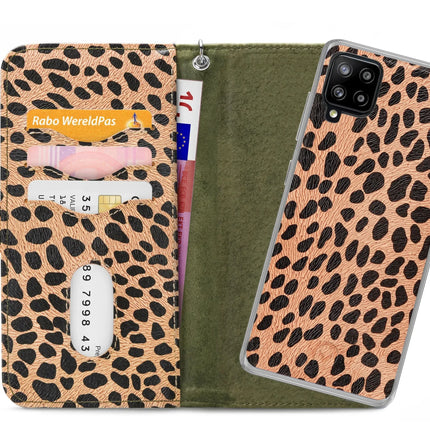 Mobilize 2In1 Magnet Zipper Case Samsung Galaxy A42/A42 5G Olive/Leopard Mobilize