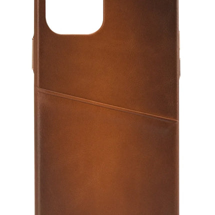 Senza Desire Leather Cover With Card Slot Apple Iphone 12 Mini Burned Cognac Senza