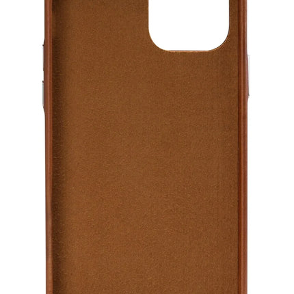 Senza Desire Leather Cover With Card Slot Apple Iphone 12 Mini Burned Cognac Senza