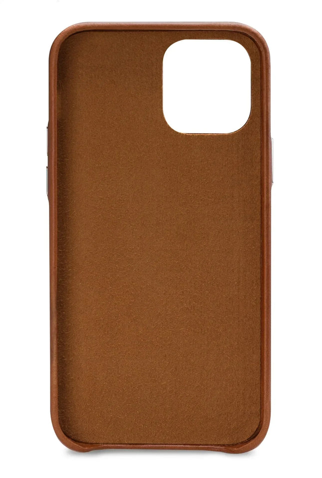 Senza Desire Leather Cover With Card Slot Apple Iphone 12 Mini Burned Cognac Senza