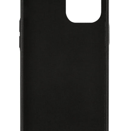 Senza Pure Leather Cover With Card Slot Apple Iphone 12 Mini Deep Black Senza