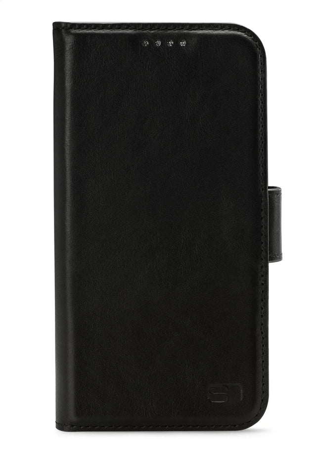 Senza Pure Leather Wallet Apple Iphone 12 Mini Deep Black Senza