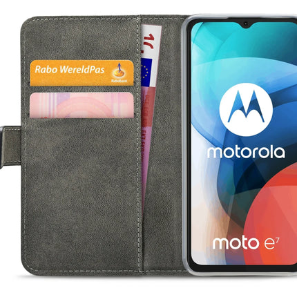 Mobilize Classic Gelly Wallet Book Case Motorola Moto E7 Black Mobilize