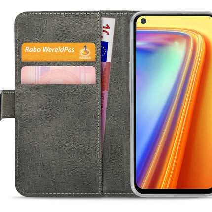 Mobilize Classic Gelly Wallet Book Case Realme 7 Black Mobilize