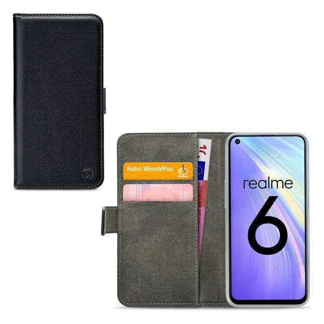 Mobilize Classic Gelly Wallet Book Case Realme 6/6S Black Mobilize