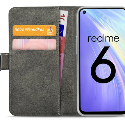 Mobilize Classic Gelly Wallet Book Case Realme 6/6S Black Mobilize