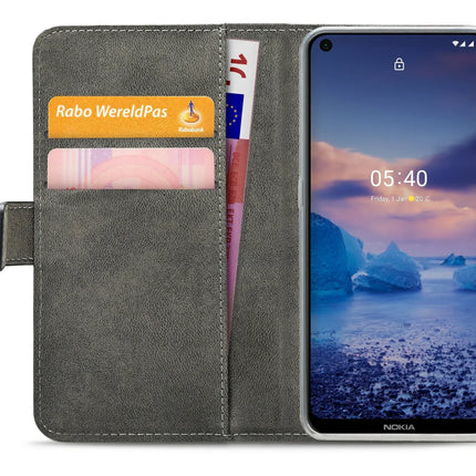 Mobilize Classic Gelly Wallet Book Case Nokia 5.4 Black Mobilize