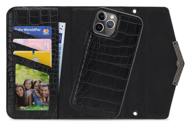 Mobilize 2In1 Elegant Magnet Clutch Apple Iphone 11 Pro Black Croco Mobilize