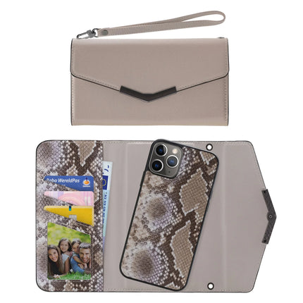 Mobilize 2In1 Elegant Magnet Clutch Apple Iphone 11 Pro Beige Snake Mobilize