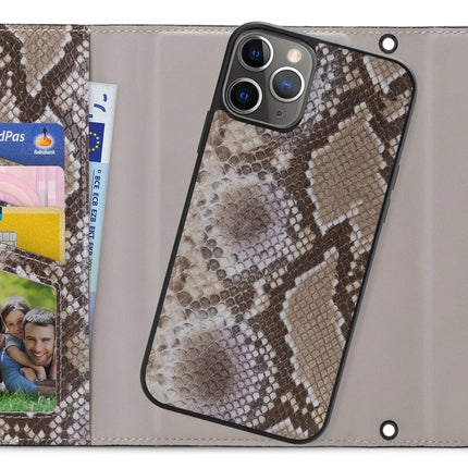 Mobilize 2In1 Elegant Magnet Clutch Apple Iphone 11 Pro Beige Snake Mobilize