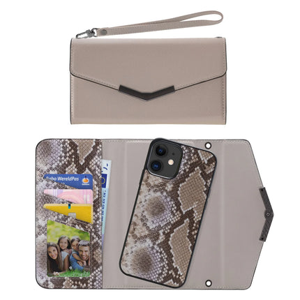Mobilize 2In1 Elegant Magnet Clutch Apple Iphone Xr/11 Beige Snake Mobilize