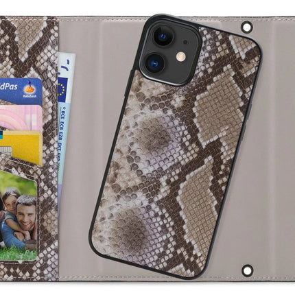 Mobilize 2In1 Elegant Magnet Clutch Apple Iphone Xr/11 Beige Snake Mobilize
