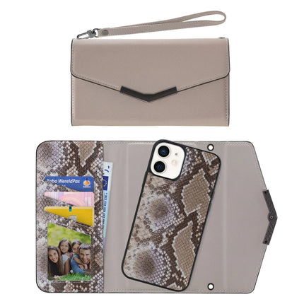 Mobilize 2In1 Elegant Magnet Clutch Apple Iphone 12 Mini Beige Snake Mobilize