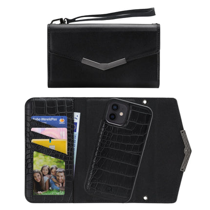 Mobilize 2In1 Elegant Magnet Clutch Apple Iphone 12/12 Pro Black Croco Mobilize