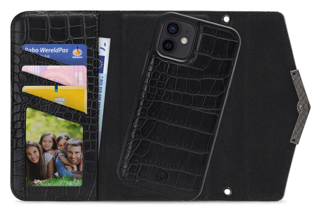 Mobilize 2In1 Elegant Magnet Clutch Apple Iphone 12/12 Pro Black Croco Mobilize