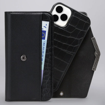 Mobilize 2In1 Elegant Magnet Clutch Apple Iphone 12/12 Pro Black Croco Mobilize