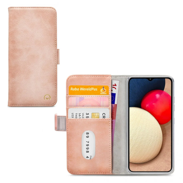 Mobilize Elite Gelly Wallet Book Case Samsung Galaxy A02S Soft Pink Mobilize