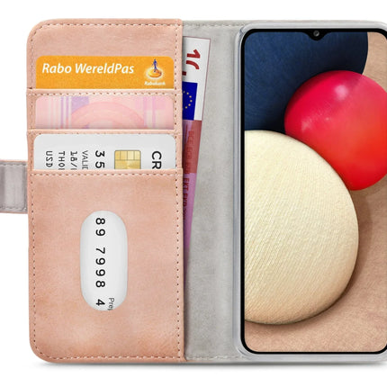 Mobilize Elite Gelly Wallet Book Case Samsung Galaxy A02S Soft Pink Mobilize