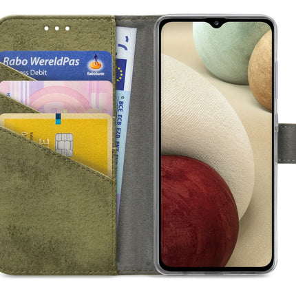 My Style Flex Wallet For Samsung Galaxy A12/M12 Olive