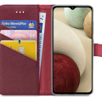 My Style Flex Wallet For Samsung Galaxy A12/M12 Bordeaux