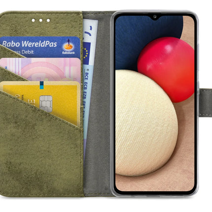 My Style Flex Wallet For Samsung Galaxy A02S Olive