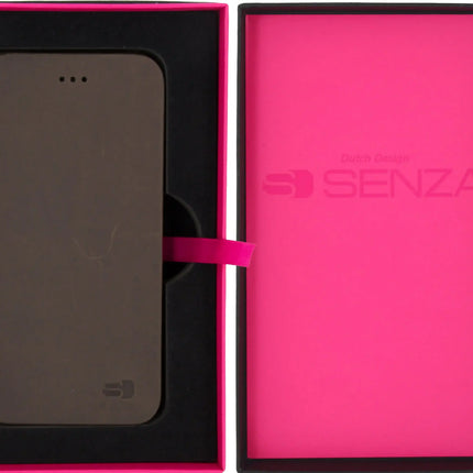 Senza Raw Skinny Leather Booklet Apple Iphone 6/6S Chestnut Brown Senza