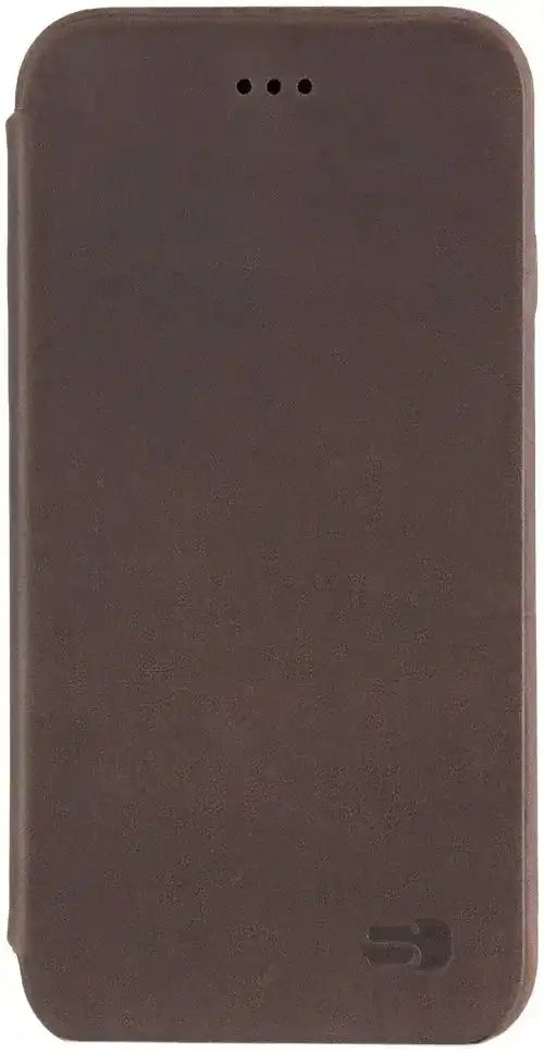 Senza Raw Skinny Leather Booklet Apple Iphone 7 Plus/8 Plus Chestnut Brown Senza