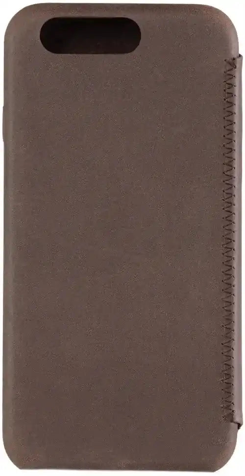 Senza Raw Skinny Leather Booklet Apple Iphone 7 Plus/8 Plus Chestnut Brown Senza