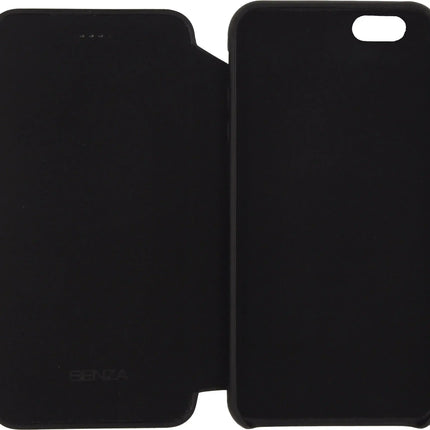 Senza Pure Skinny Leather Wallet Apple Iphone 6/6S Deep Black Senza