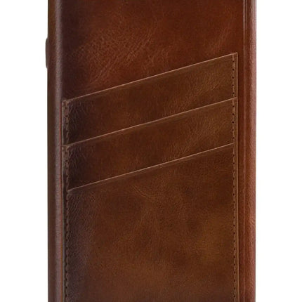 Senza Desire Skinny Leather Wallet Apple Iphone 7 Plus/8 Plus Burned Cognac Senza