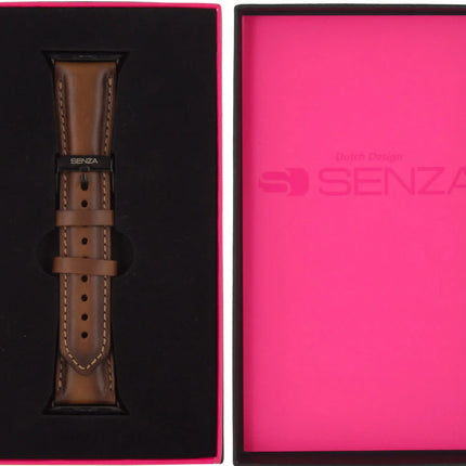 Senza Desire Leather Strap Apple Watch 38Mm Burned Cognac Senza