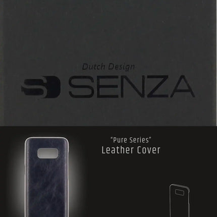 Senza Pure Leather Cover Samsung Galaxy S8 Deep Black Senza