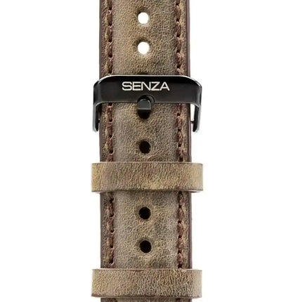 Senza Raw Leather Strap Apple Watch 38Mm Chestnut Brown Senza