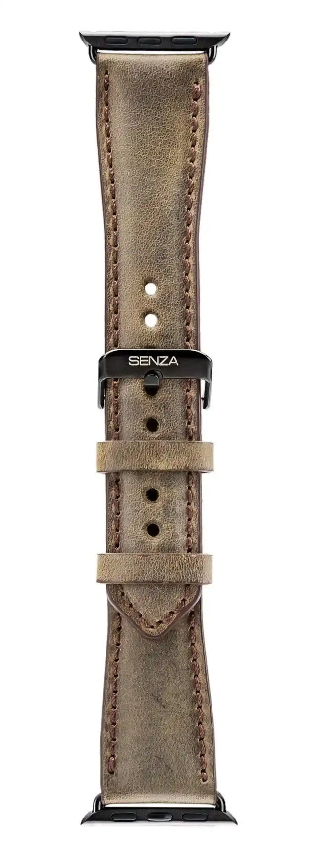 Senza Raw Leather Strap Apple Watch 42Mm Chestnut Brown Senza