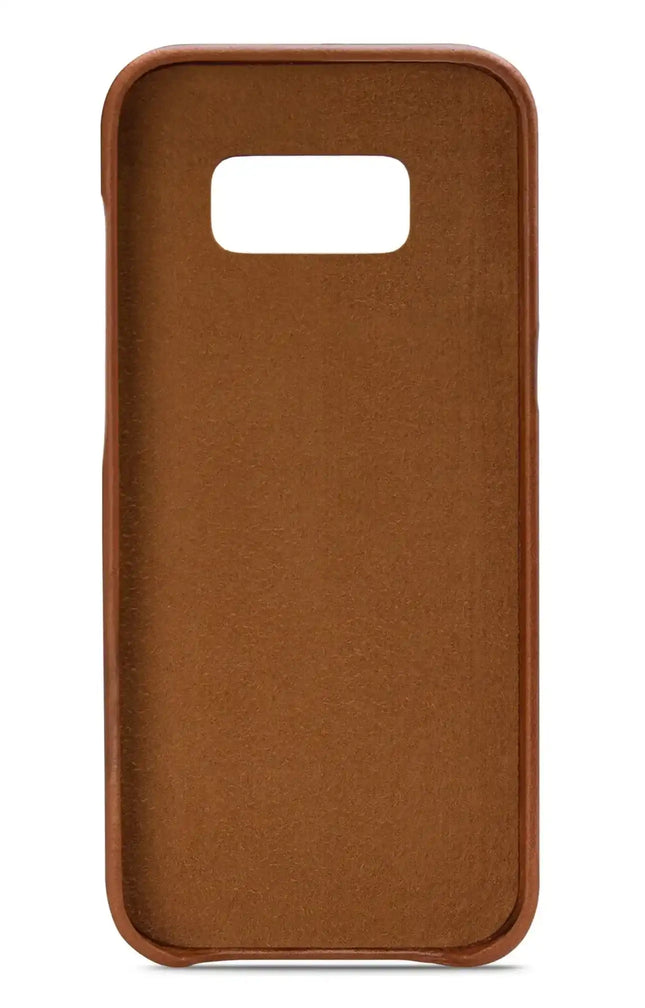 Senza Desire Leather Cover With Card Slot Samsung Galaxy S8+ Burned Cognac Senza