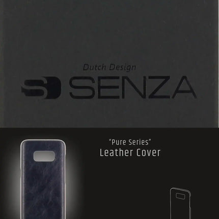 Senza Pure Leather Cover Samsung Galaxy S8+ Deep Black Senza
