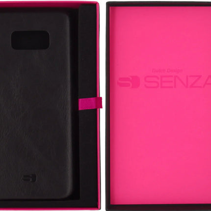 Senza Pure Leather Cover Samsung Galaxy S8+ Deep Black Senza