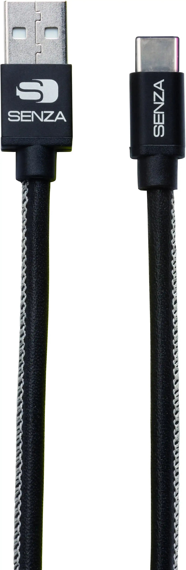 Senza Premium Leather Charge/Sync Cable Usb-C 1.5M. 15W Black Senza