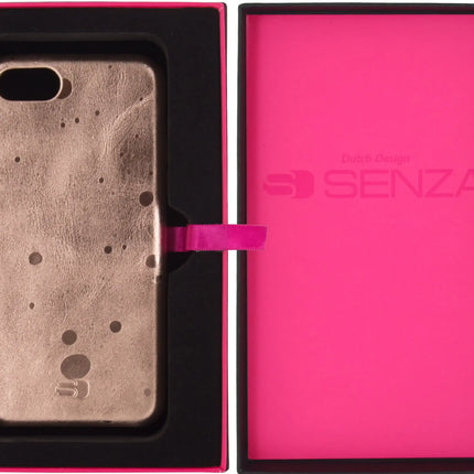 Senza Glam Leather Cover Apple Iphone 7/8/Se (2020/2022) Metallic Rosé Senza