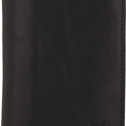 Senza Pure Leather Card Holder Deep Black Senza