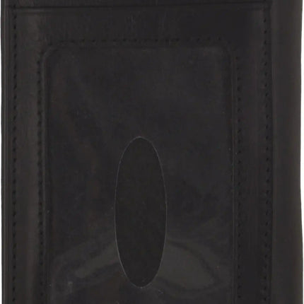 Senza Pure Leather Card Holder Deep Black Senza