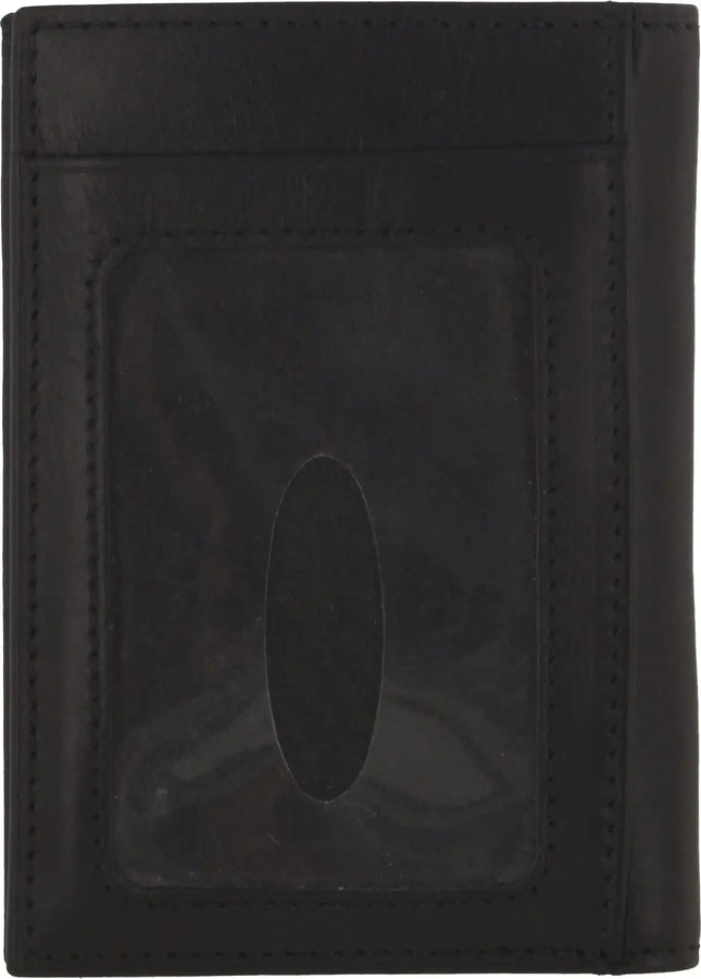 Senza Pure Leather Card Holder Deep Black Senza