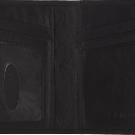 Senza Pure Leather Card Holder Deep Black Senza