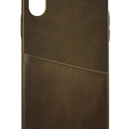 Senza Desire Leather Cover With Card Slot Apple Iphone X/Xs Burned Olive Senza