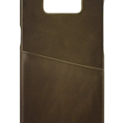Senza Desire Leather Cover With Card Slot Samsung Galaxy S8 Burned Olive Senza