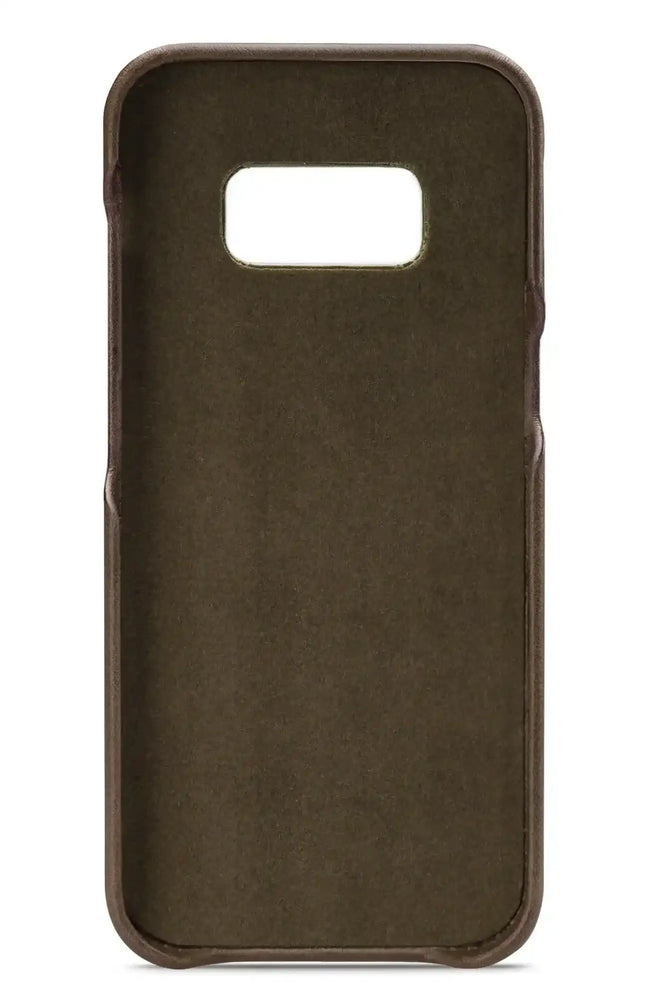 Senza Desire Leather Cover With Card Slot Samsung Galaxy S8 Burned Olive Senza