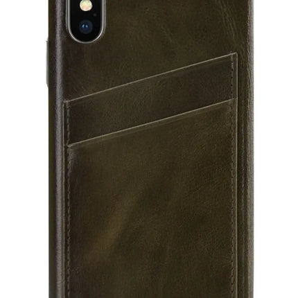 Senza Desire Skinny Leather Wallet Apple Iphone X/Xs Burned Olive Senza